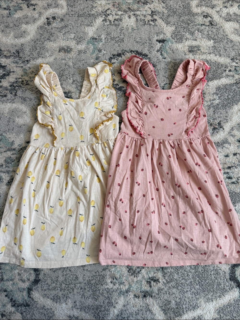 Modern Moments Lemon and Strawberry Dresses